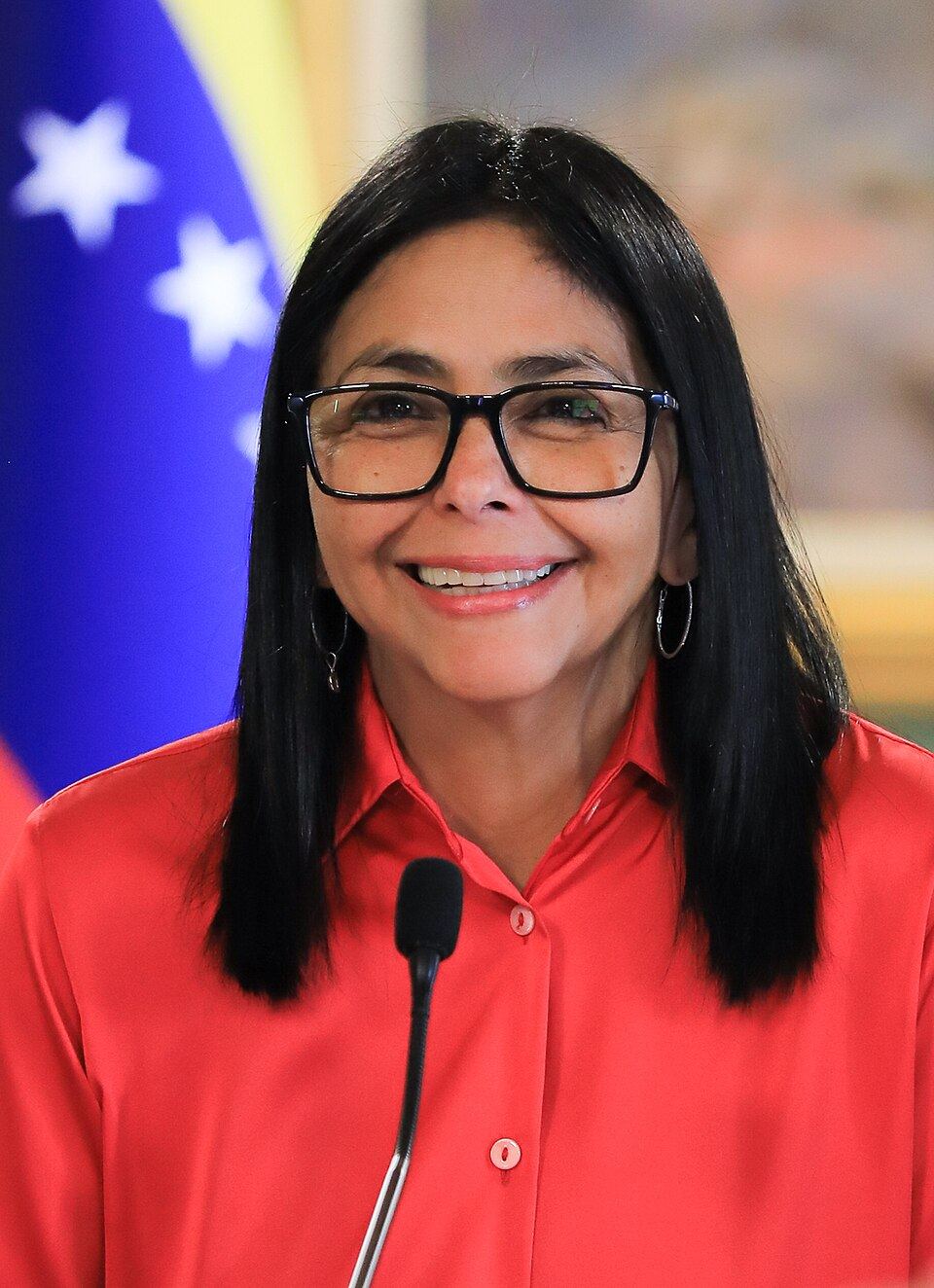 Delcy Rodríguez, avocate et femme d'État vénézuélienne