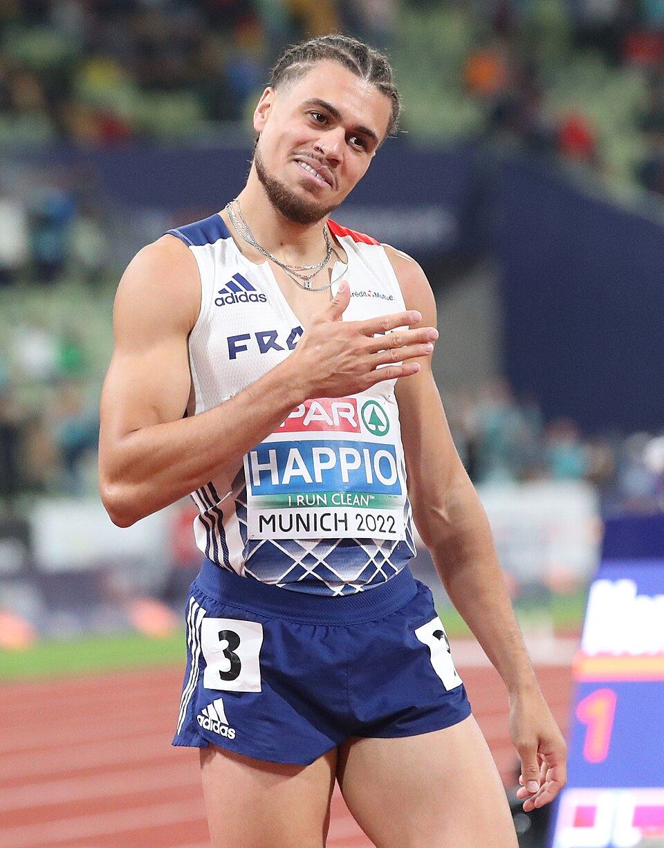 Wilfried Happio, athlète français