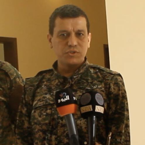 Mazloum Abdi, dirigeant politico-militaire kurde de Syrie
