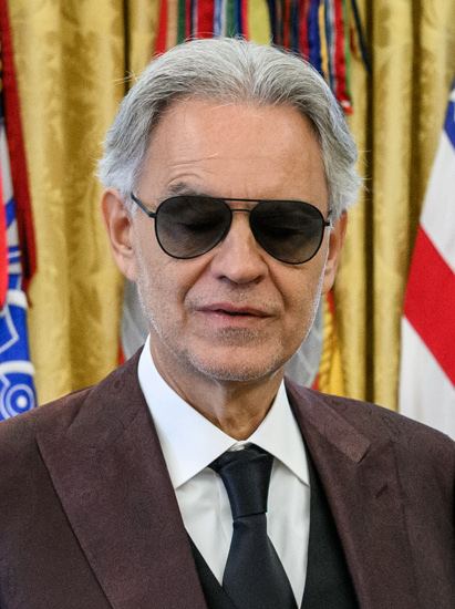 Andrea Bocelli, Italian tenor and singer-songwriter (born 1958)