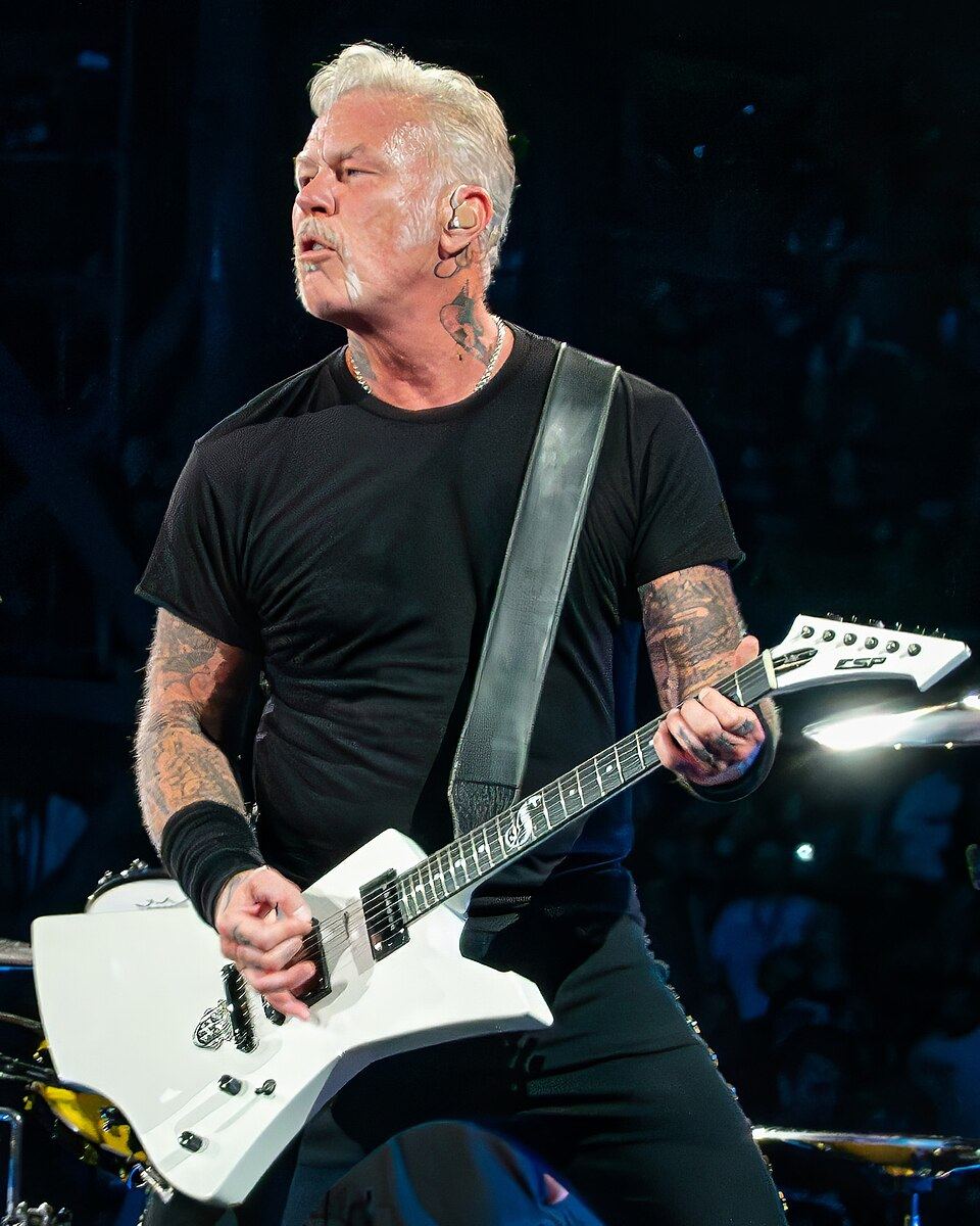 James Hetfield, American guitarist and singer